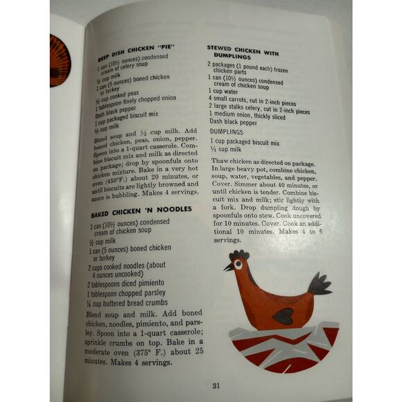 Vintage Campbell's Cook Book Wonderful Ways to Cook With Soup (bb2) - Picture 10 of 10